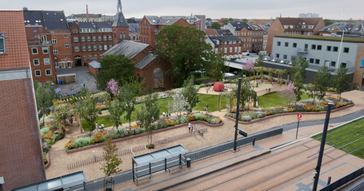 Ny park på 2.000 kvm midt i Odense