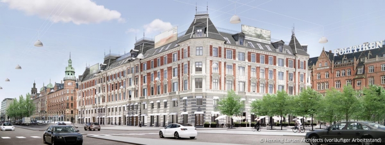 Hoffman renoverer historisk bygning på Rådhuspladsen for 580 millioner kr.