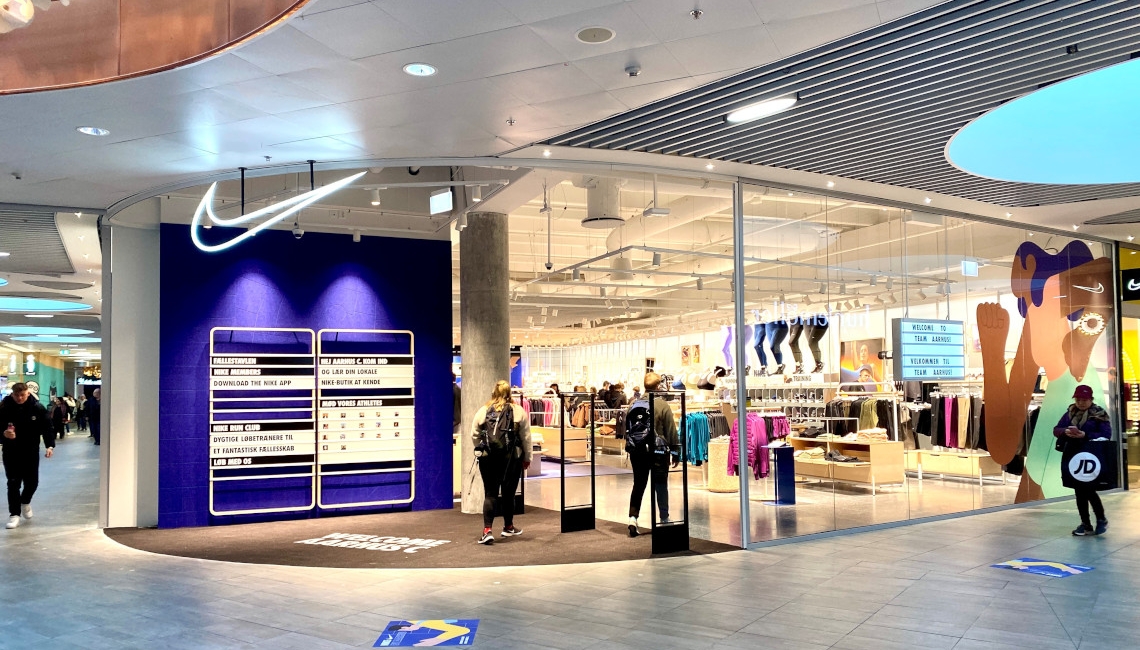 Nye og butikker på i butikscenter i Aarhus
