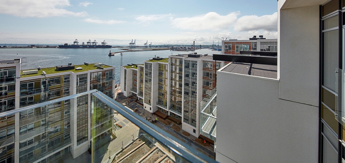 boligbyggeri på Aarhus Ø har fortsat 164 tomme lejligheder