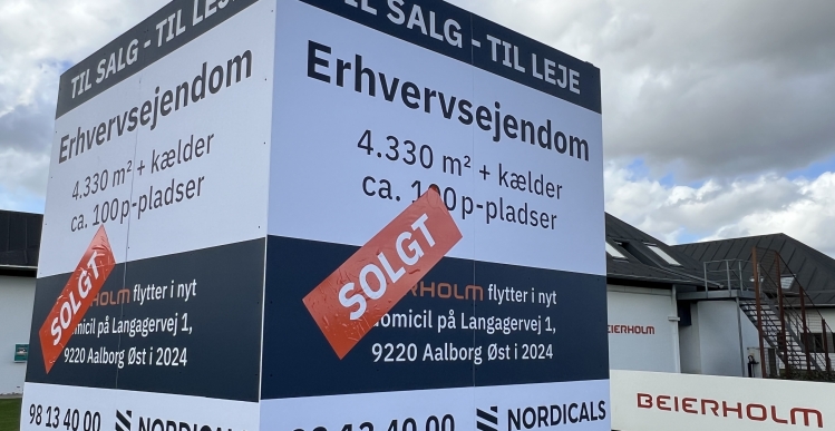 Beierholms domicil på 4.300 kvm i Aalborg solgt til lokal investor
