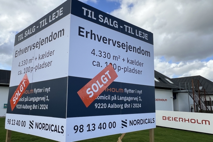 Beierholms domicil på 4.300 kvm i Aalborg solgt til lokal investor