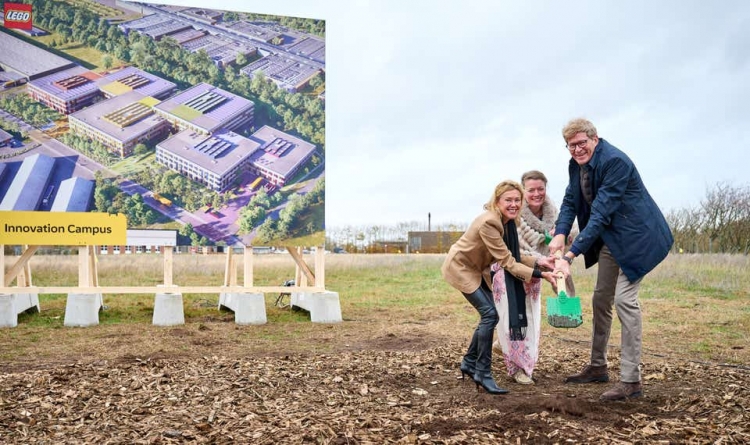 Lego tager første spadestik på 50.000 kvm stort Innovation Campus i Billund 