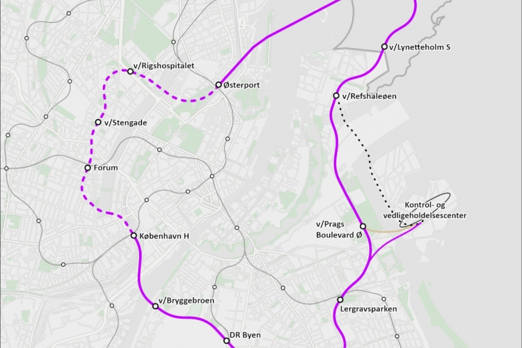 København lægger sig fast på ny metrolinje M5