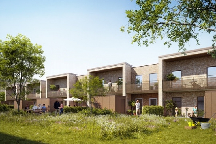 Stor interesse for rækkehusboliger i Odenses nye bykvarter