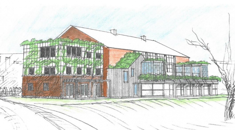 Entreprenør udvider gymnasium i Hillerød med grøn tilbygning