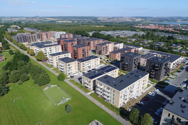 Ny bydel med 846 boliger i Aarhus står færdig