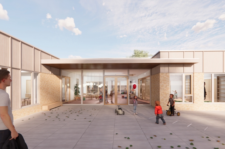 Skala Architecture tegnet Svinninge indskolings- og børnehus til 57 millioner