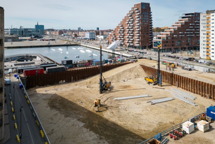 Hercules Fundering skaber fundamentet for nyt hotel i Aarhus