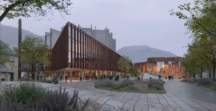 Henning Larsen vinder konkurrence om 24.000 kvm stor koncertsal i Norge